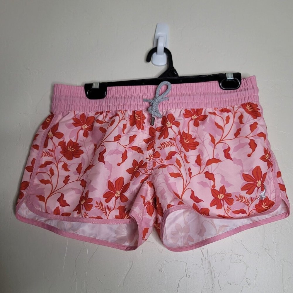 SURF CUZ Pink Women's 6/S Tropical Board Short Quick Dry Women Swim Shorts